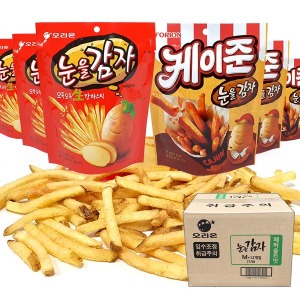 오리온 눈을감자(페퍼솔트6봉+케이준6봉) 1박스